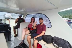 Island Hopping in Style: Brittany & Regan’s Private 3PM Speedboat Adventure from Teluk Nare to Gili Trawangan