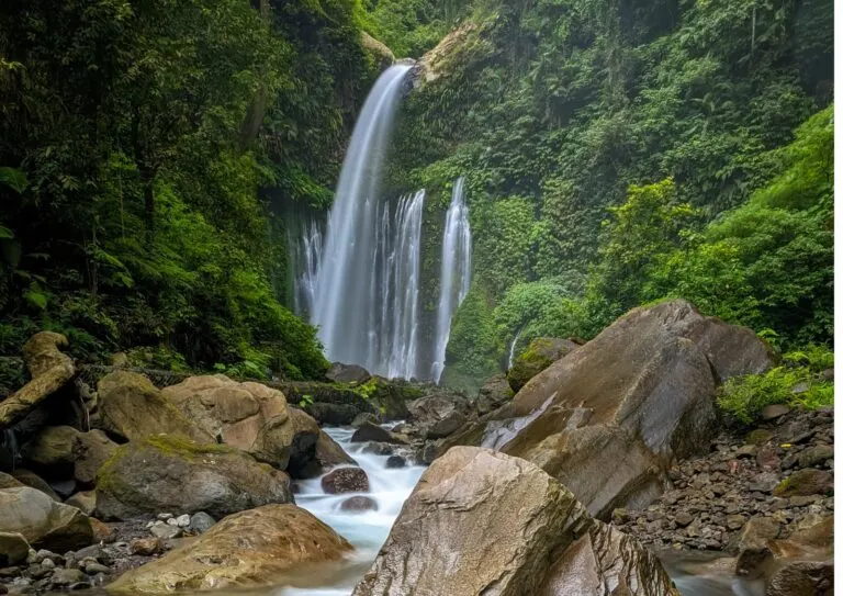 North Lombok Waterfall & Malimbu Sunset