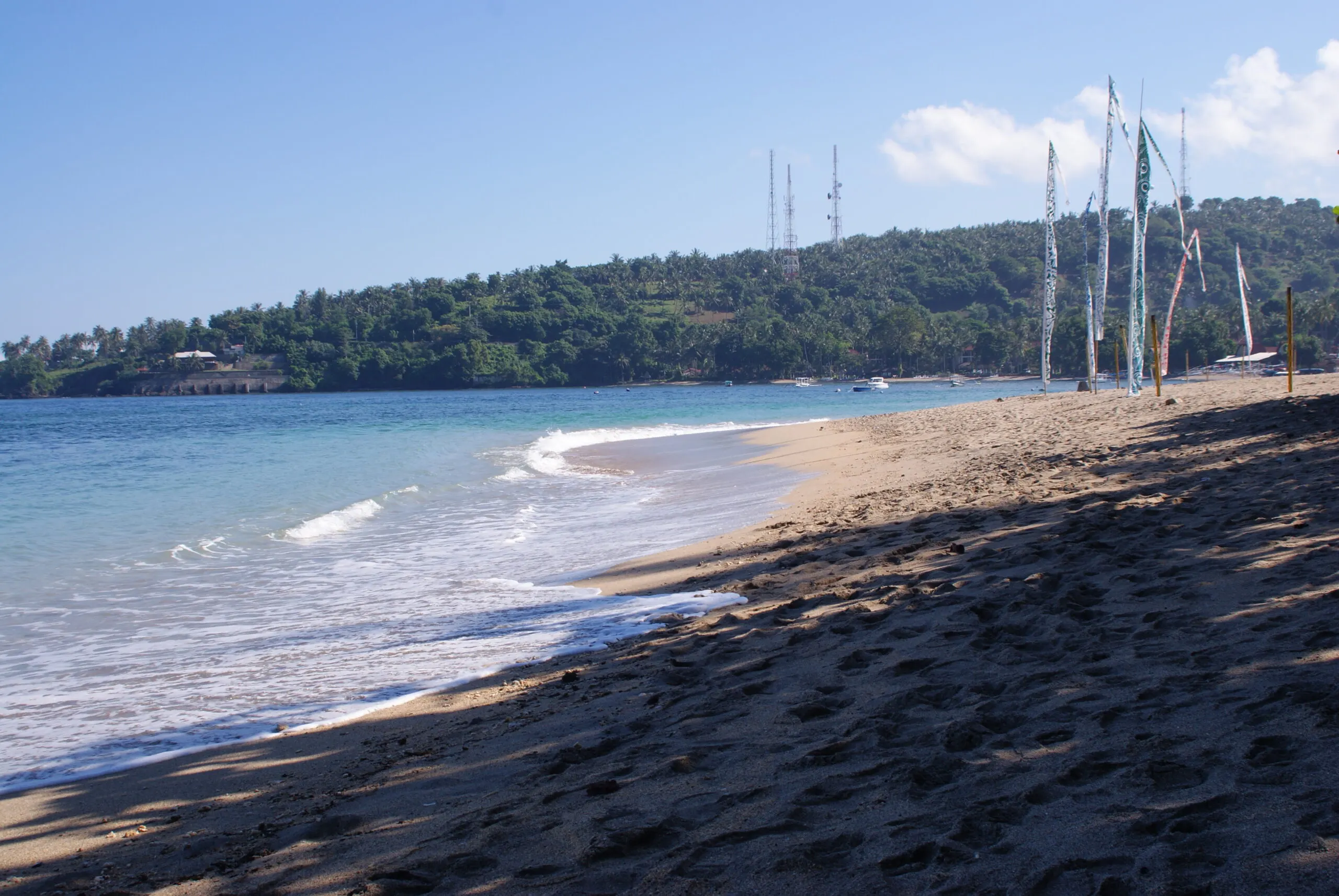 Senggigi Beach shoreline Lombok