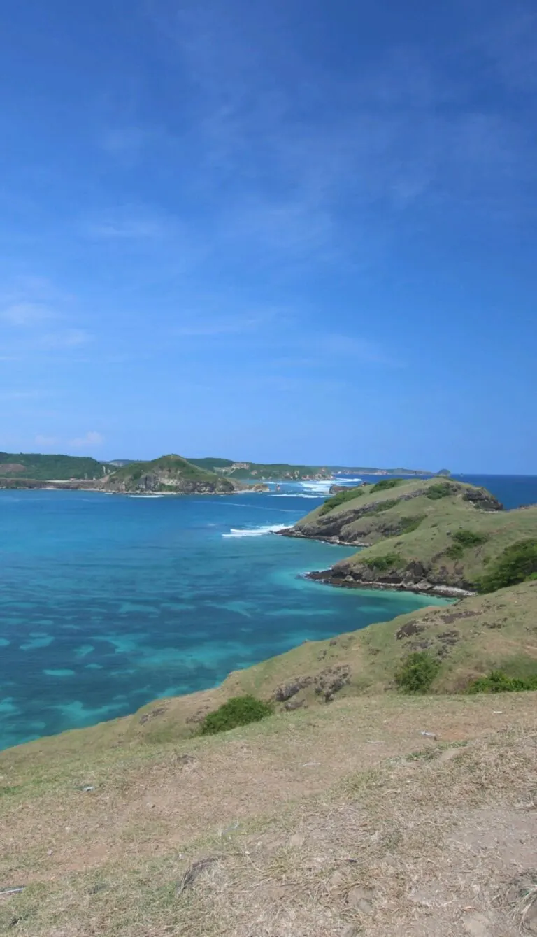 Sky, sea and hills at Bukit Merese, Lombok