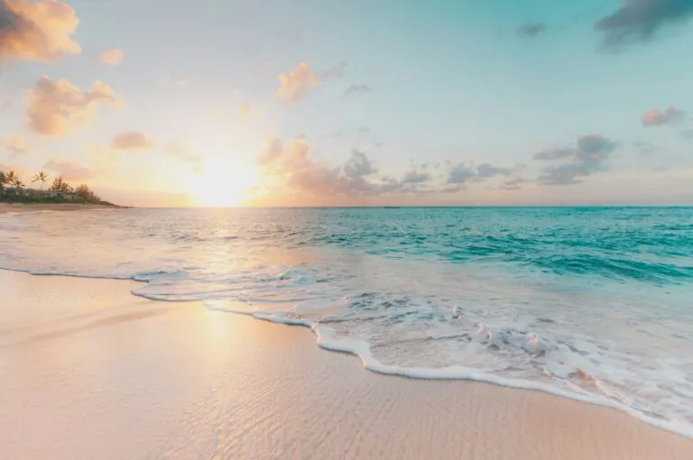 Sandy tropical bay similar to Mandalika beaches