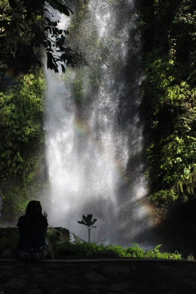 Sendang Gile Waterfall in Senaru, North Lombok