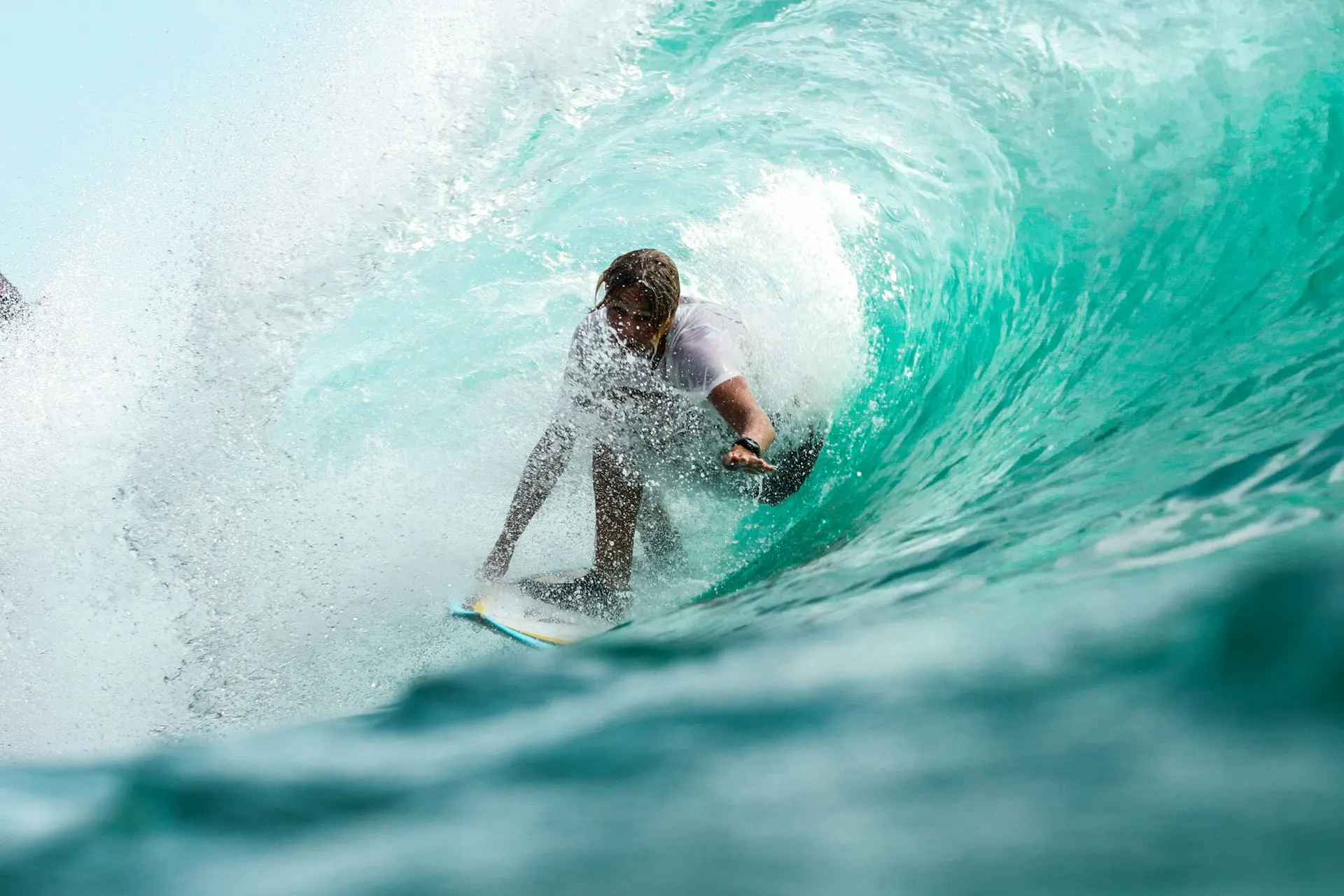 Surf beach wave energy like Seger Beach Lombok