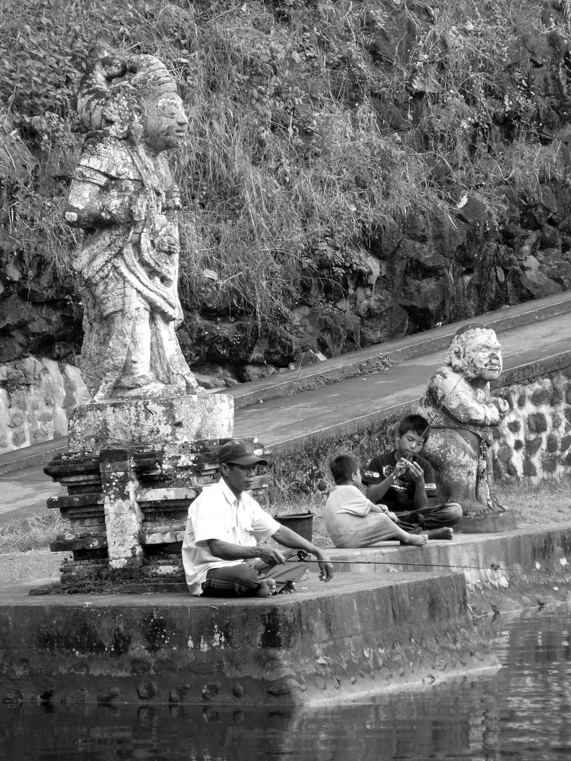 Taman Narmada water palace gardens Lombok